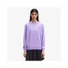 Вязаный свитер из мериносовой шерсти с круглым вырезом Фиолетовый Afpf2432117 X19