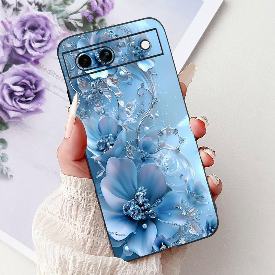For Google Pixel 8A Case Pixel8 Pro Cute Cat Lion Painted Cover Soft TPU Phone Case For Google Pixel 8 Pro Pixel8A Fundas Bumper