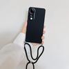 Для Vivo V50 Lite 5G Мягкий шнурок Наплечный ремешок-цепочка Чехол из ТПУ для VIVO V50lite V 50 Y29S Y19 Силиконовый чехол