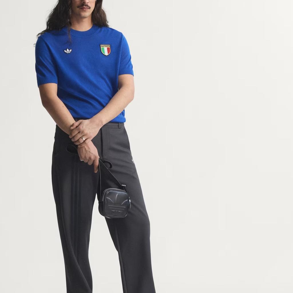 Men's Adidas Italy 70s Jersey 'Royal Blue'