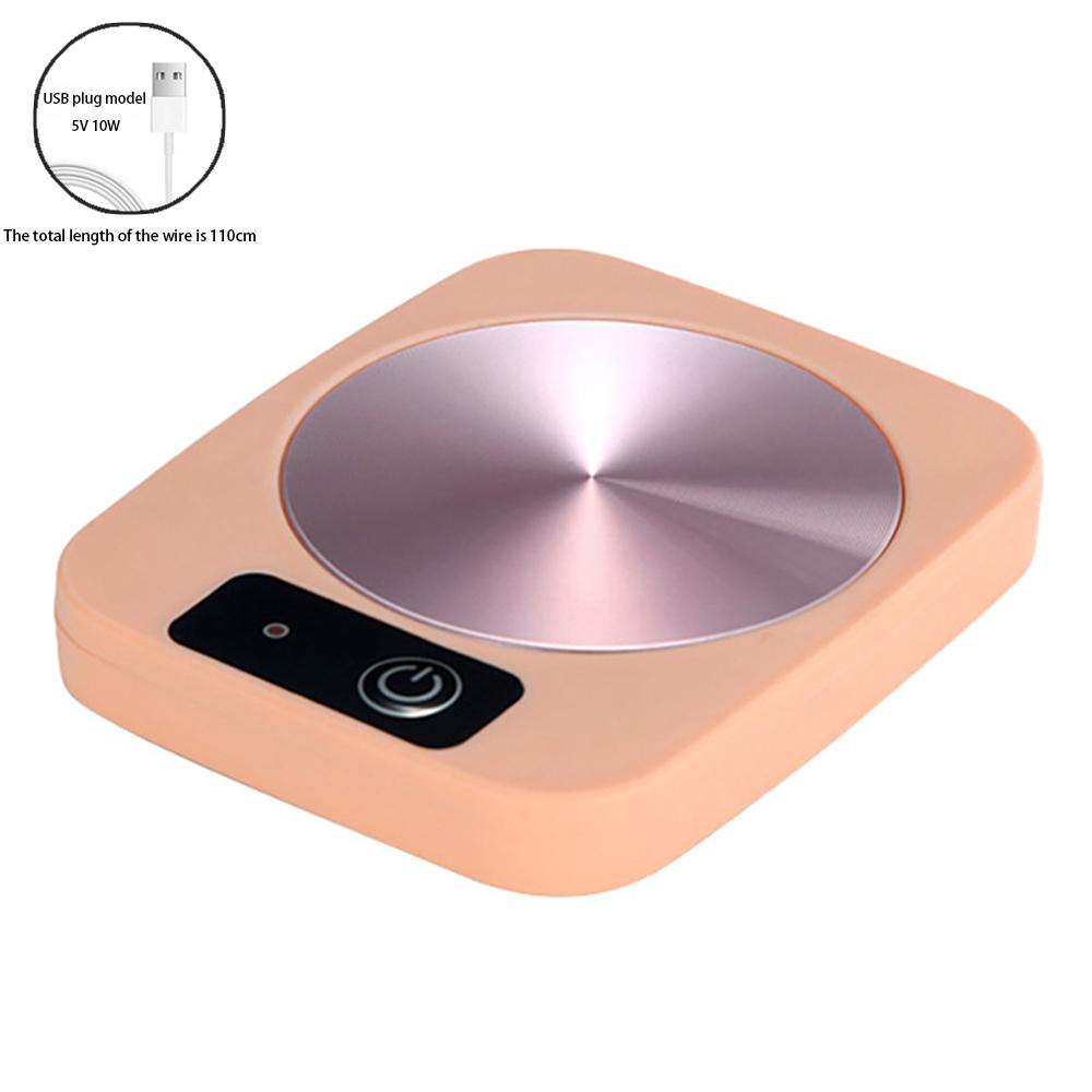 Электрический коврик для кружки, умная теплая подставка для постоянной температуры, быстрый нагрев, нагреватель для кружки, офис, низкая мощность, подарок для дома и офиса