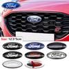 Автомобильная наклейка Ford Алюминиевый значок автомобиля 12,5x5 см для Ford Ranger Explorer Focus 3 Fiesta Fusion Escape Kuga Transit Edge Mondeo Fro