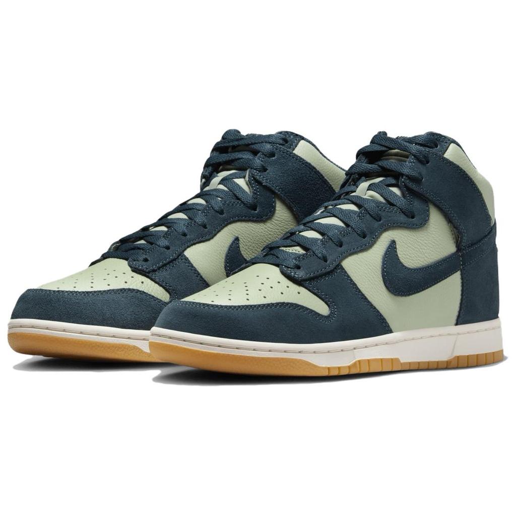Nike Dunk High Retro Se Jade Horizon Phantom Gum Yellow Armory Navy Unisex Sneakers FZ4739-300
