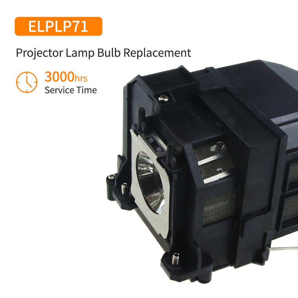 Сменная лампа для проектора ELPLP71, совместимая с Epson ELPLP71 BrightLink 475Wi 480i 485Wi