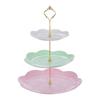 Трехъярусная подставка для торта к европейскому полуденному чаю - креативный многослойный пластиковый поднос для десертов и фруктовая тарелка