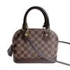 Сумка Damier Alma BB из канвы Damier, коричневая, женская, N41221, б/у
