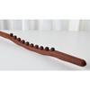 1PC Beech Massager Stick 8 Beads Back Massager Handwheel Scraping Massage Tool Body SPA Treatment Tool Acupoint Healing Muscle Relaxation