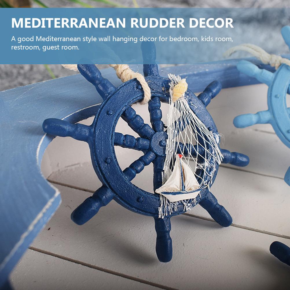 Винтажный декор Руль украшения дома деревянное настенное украшение бустер сиденье обеденный стул