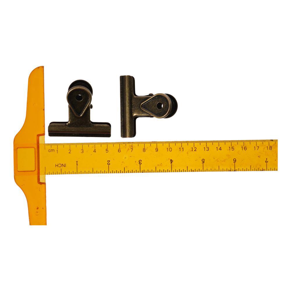 Зажим из бронзовой нержавеющей стали с длинным хвостом 1,97 дюйма/5 см для офиса и бытовых принадлежностей