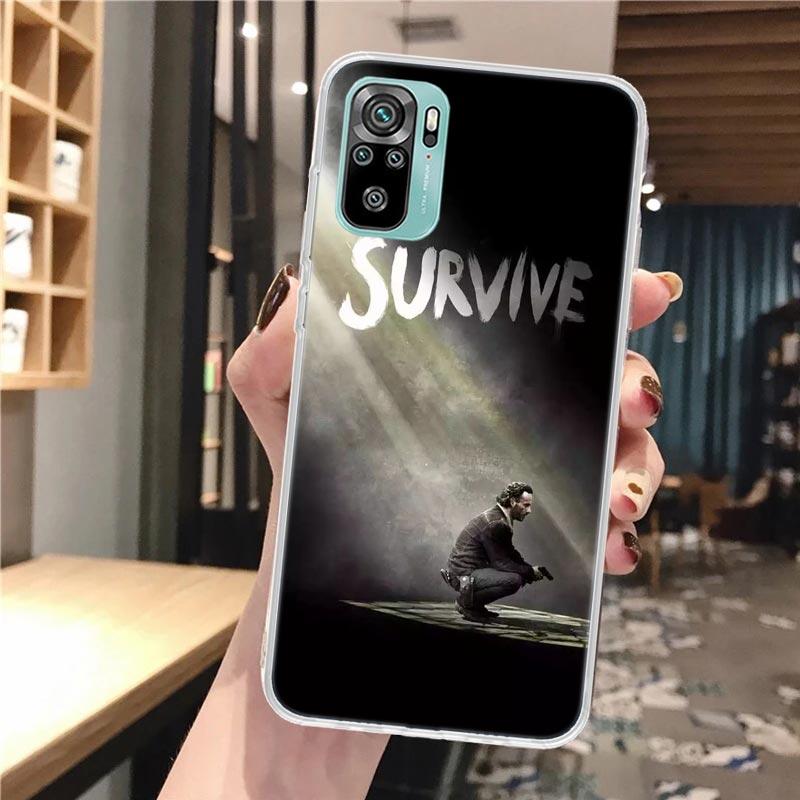 The Walking Deads TV Soft Phone Case For Xiaomi Redmi 10 10A 10C 9 9A 9C 9T 12 12C 8 8A 7 7A 6 6A S2 K20 K40 Pro 10X K30 Coque