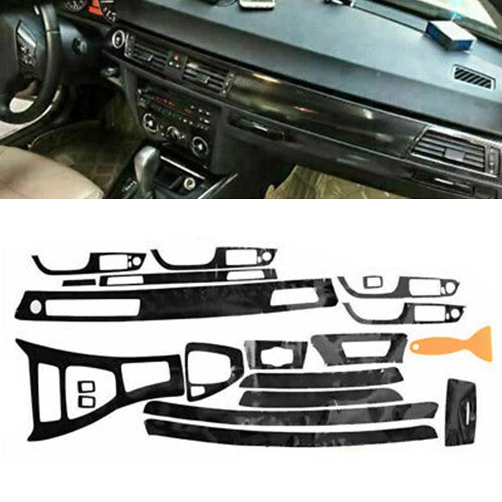 5D внутренняя глянцевая наклейка из углеродного волокна для BMW 3 серии E90 2005-2012 гг.