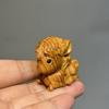 1 шт. Статуэтки мелких животных Деревянная ручная резьба Статуэтка животного Чайный питомец Размером с ладонь Домашний декор Подарок Скульптура