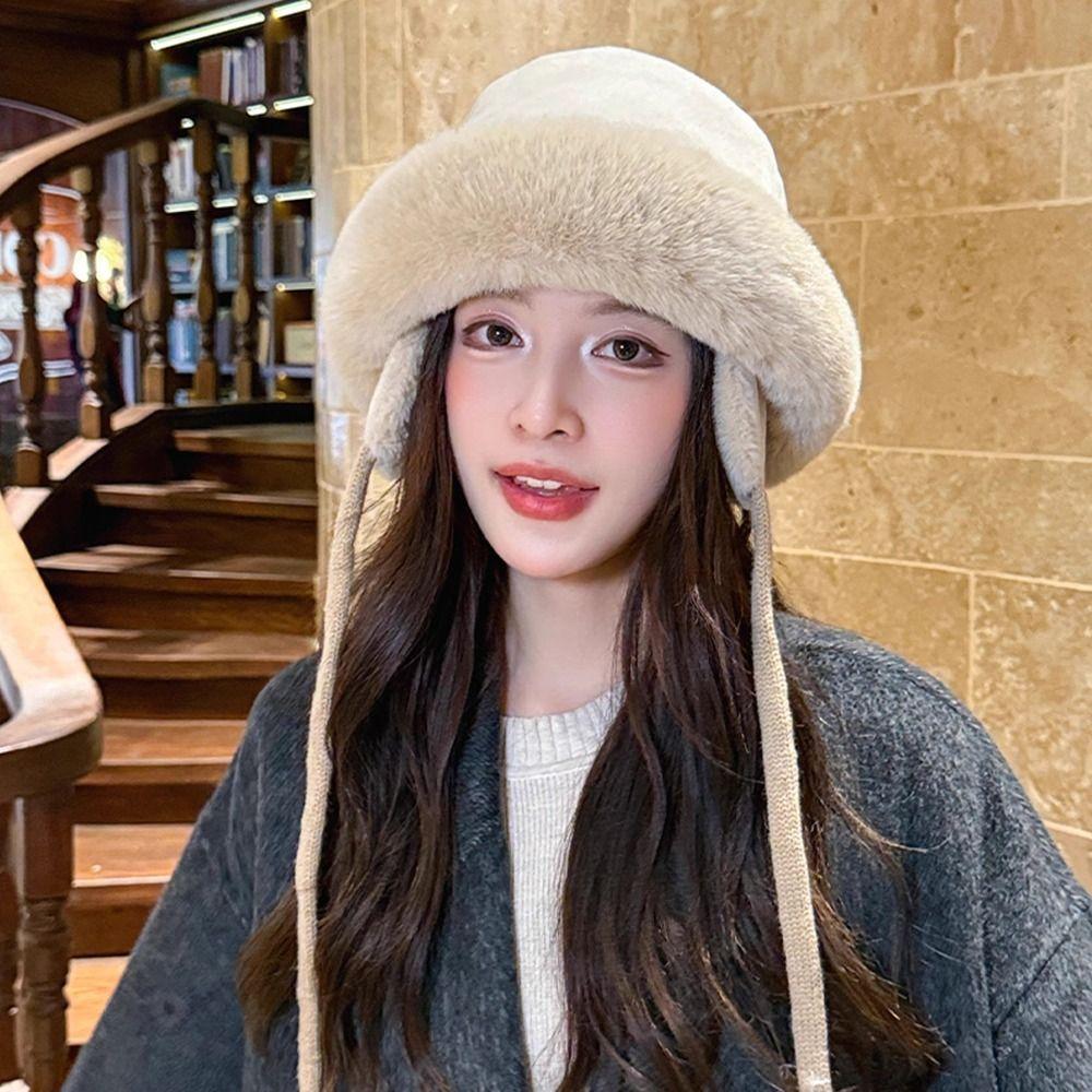 Thick Winter Cap Warm Ski Russian Cap Outdoors Earflap Bonnet for Men Women
