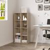 WOLTU Bibliothèque, Meuble de Rangement, Étagère de 8 Casiers, 60x29,5x121cm, Chêne Clair W0ATT0076