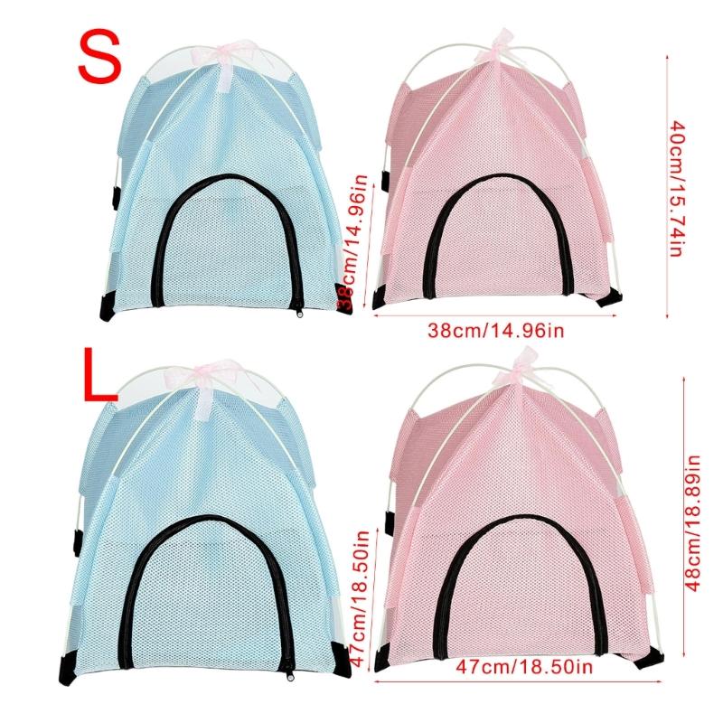 Простой летний вигвам для домика для питомца, комнатная палатка-вигвам для мелких животных, складное укрытие, мебель для питомца