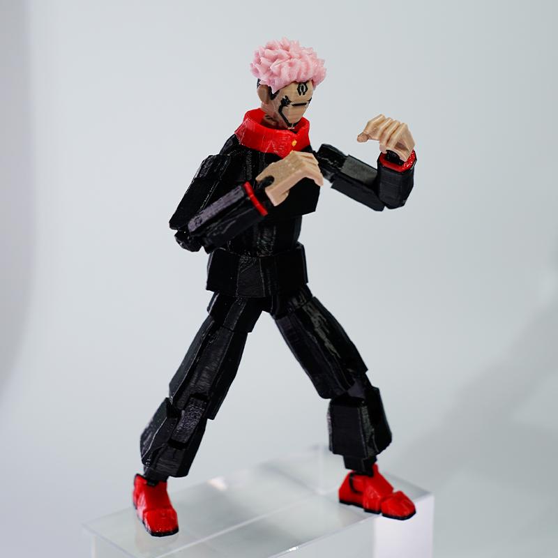 3D Печатные Jujutsu Kaisen Рёмен Сукуна Аниме Многосуставные Трансформирующиеся Игрушки Фигурки Действия Макет Манекен Украшения Подарки