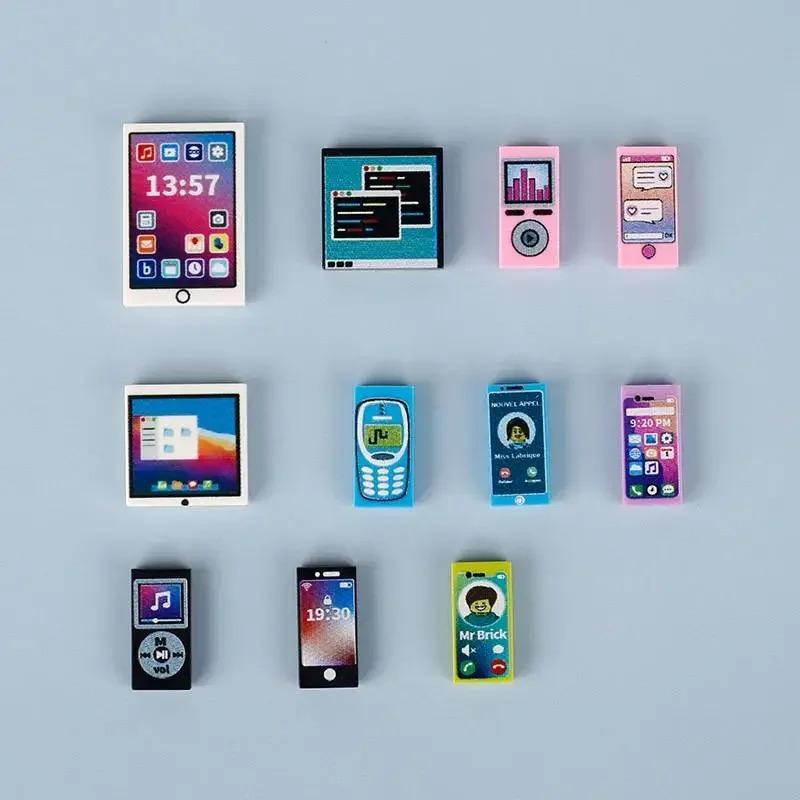 Конструктор Принтованные Кирпичики Морепродукты Овощи Мороженое Экспресс-посылка Компьютерный Контроллер Рождественские Хэллоуин Подарки MOC