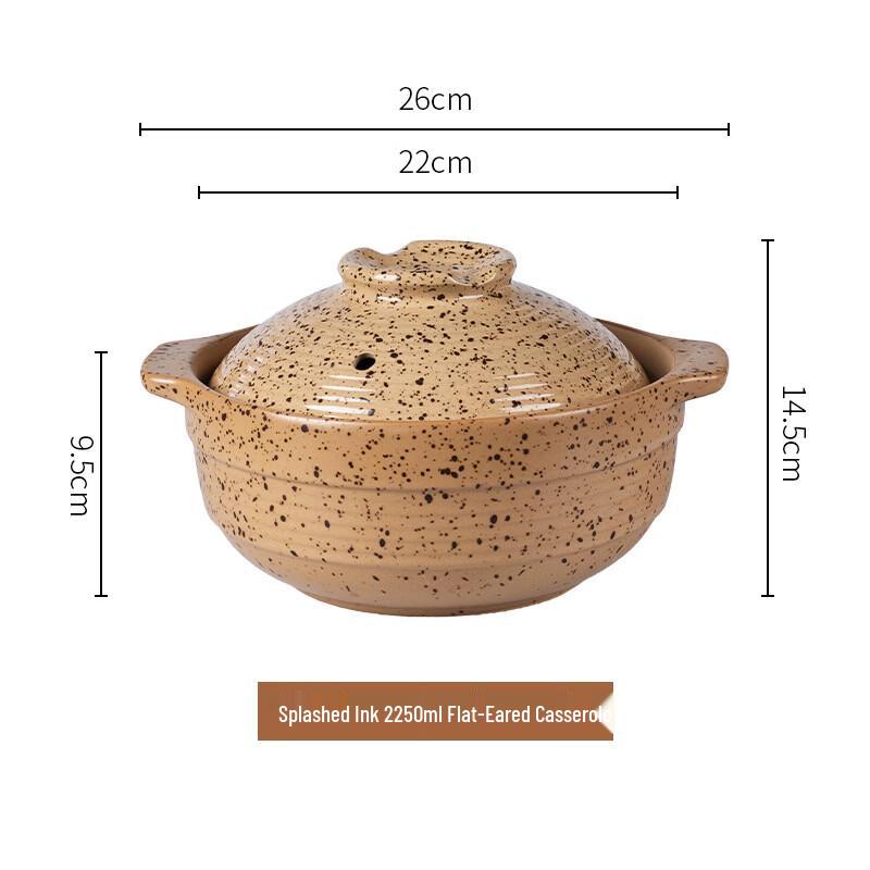 ZISIZ Ceramic Stew Pot