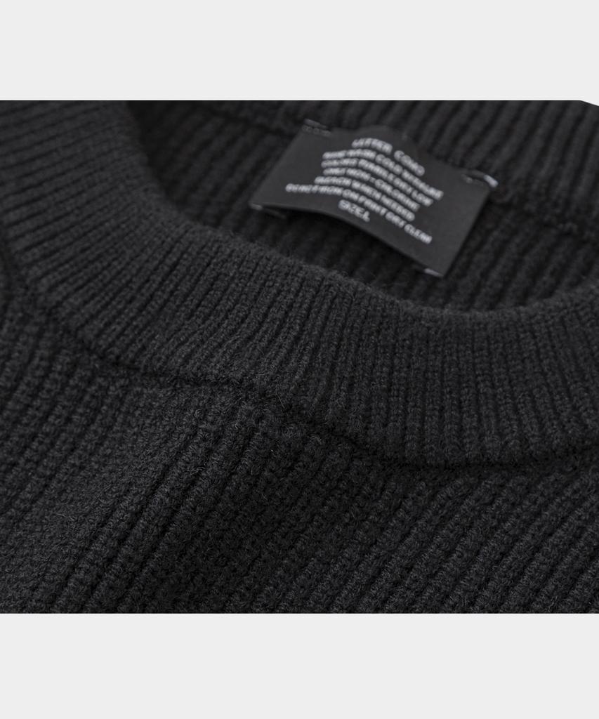 LETTERCOMO Essential Hazzi Round Knit Black