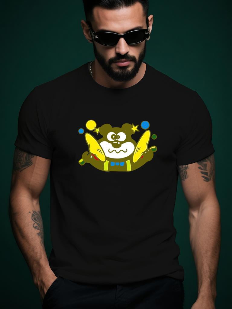 Игривый Банановый Персонаж Графическая Футболка Графическая Летняя Футболка...