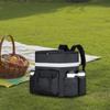 Рюкзак для доставки еды, сумка для кейтеринга с 4 карманами, мягкая сумка для пикника, изолированная пицца