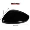 Rearview Mirror Cover Side View Mirror Cap Shell For Peugeot 208 Peugeot 2008 Opel Corsa F      2024 2025