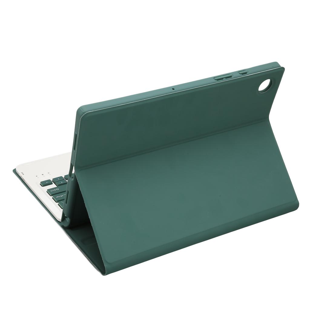 Tablet Keyboard Case for Galaxy Tab A8 10.5in 2022 Detachable Wireless Bluetooth Tablet Keyboard TPU Case Dark Green