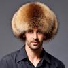 Мужская и женская меховая кожаная шапка, зимняя теплая лыжная шапка, русский казак, траппер, ушанка