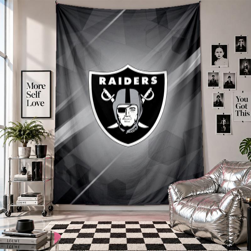 Las Vegas Raiders Wall Tapestry Home Decor Wall Hanging Cloth for Bedroom Living Room Background