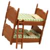 Kids Twin Children's Toys For Kids For Kids Bunk Bed Dollhouse Double Child Toy Furniture Accessories Plastic Miniature Model
