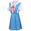 Halloween Japanese Anime Evangelion Women Cosplay Asuka Langley Soryu Tokyo Ayanami Rei Costume School Uniform