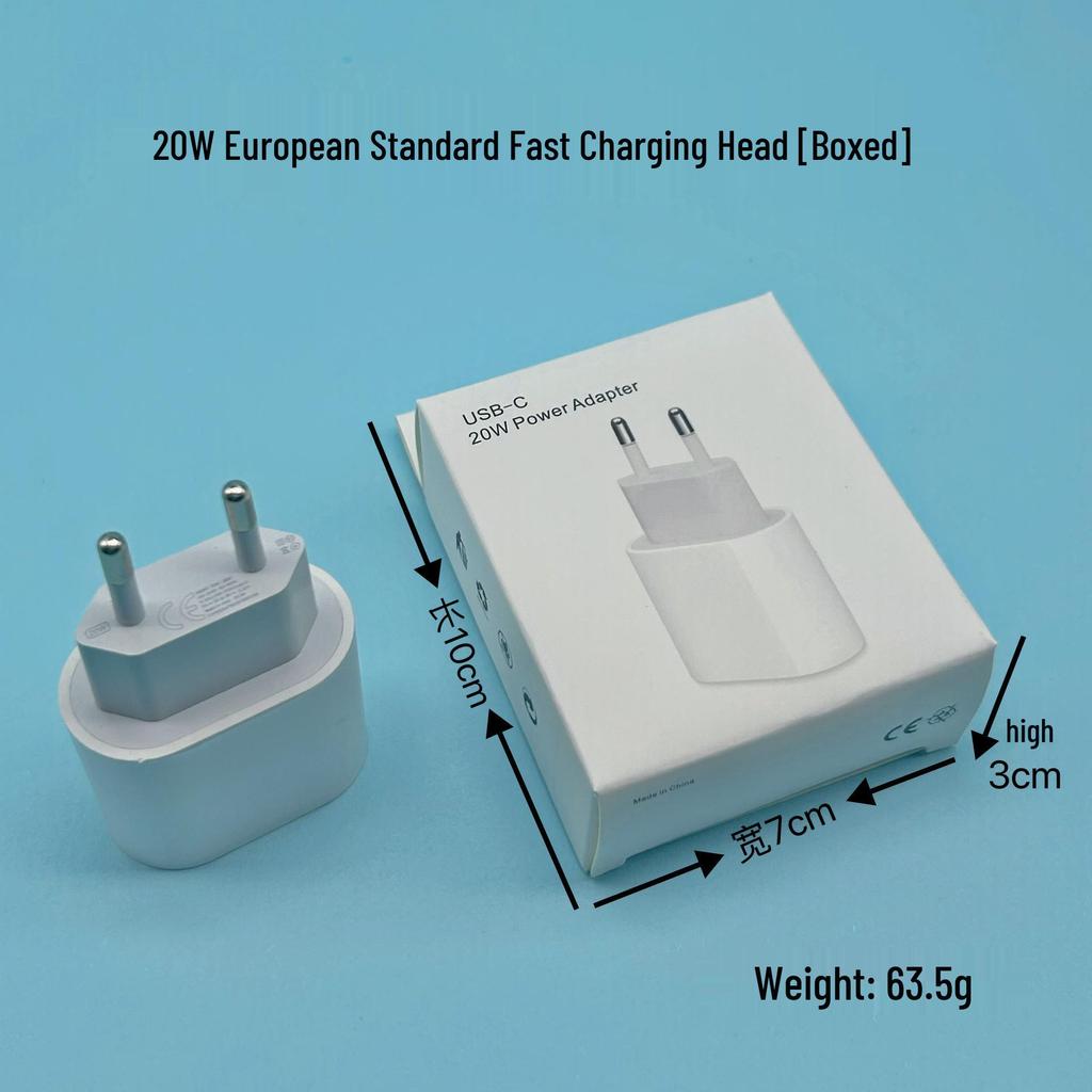 PD20W Fast Charger & Data Cable for iPhone 14/13 Pro