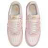 Nike Air Force 1 07 LX Mini Swoosh - Pink Foam Women Sneakers Sail Metallic-Gold Pale-Vanilla IB2574-600