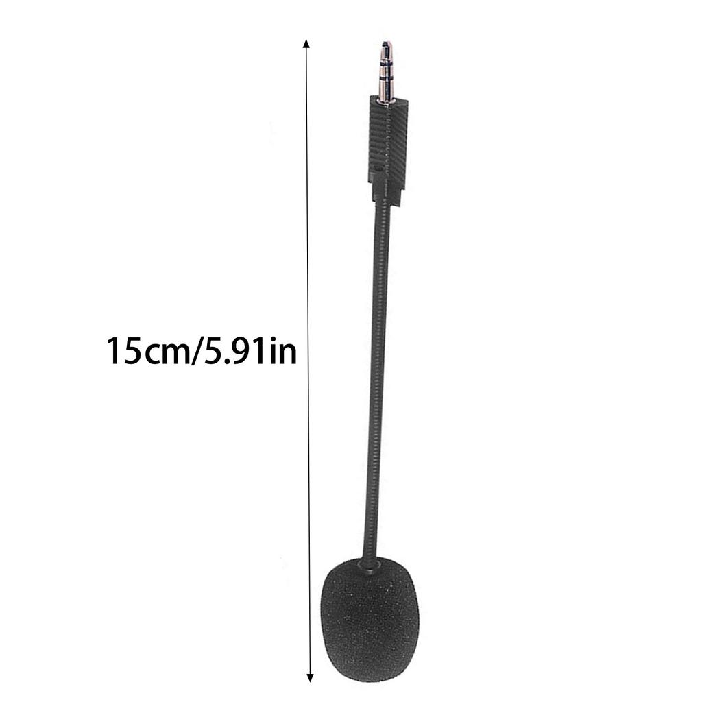3.5mm Detachable Gaming Microphone Boom for Plantronics Rig 400 Headsets Clearly Voice Pickup Mic Boom Foam Filter