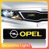 Для Astra H G J Insignia Mokka Zafira Corsa C D Antara Новый автомобиль Передняя решетка капота Эмблема Светодиодная подсветка Решетка Декоративные огни