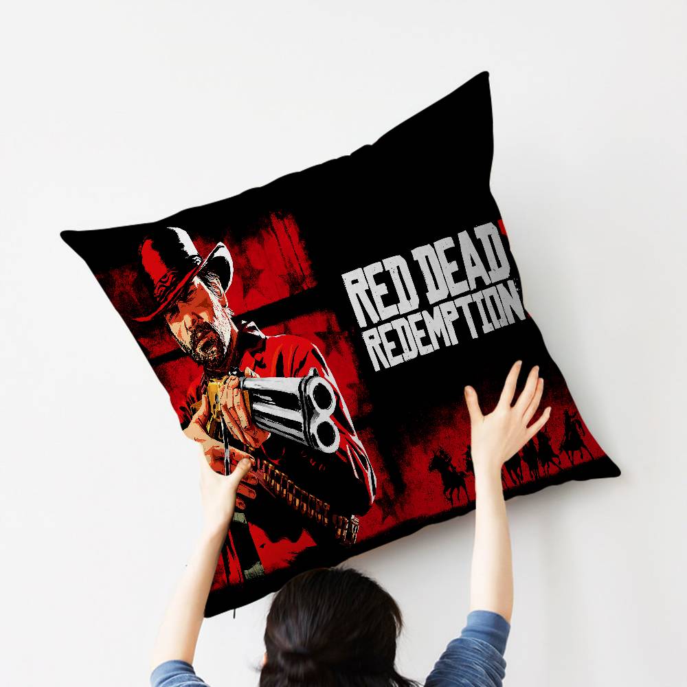 Игра Red Dead Redemption 2 Наволочка Полиэстер Подушки для Дивана Декоративные Подушки Декор для Дома Наволочка