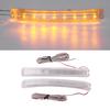 2Pcs Universal Soft Amber 9 Smd12V Led Car Rearview Mirror Indicator Lamp Light