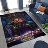 WOW World of Warcraft Артас Демон Иллидан Сильванас Ковер для Спальни Гостиной Дивана Дома Придверный Коврик Декор, Детский Нескользящий Коврик
