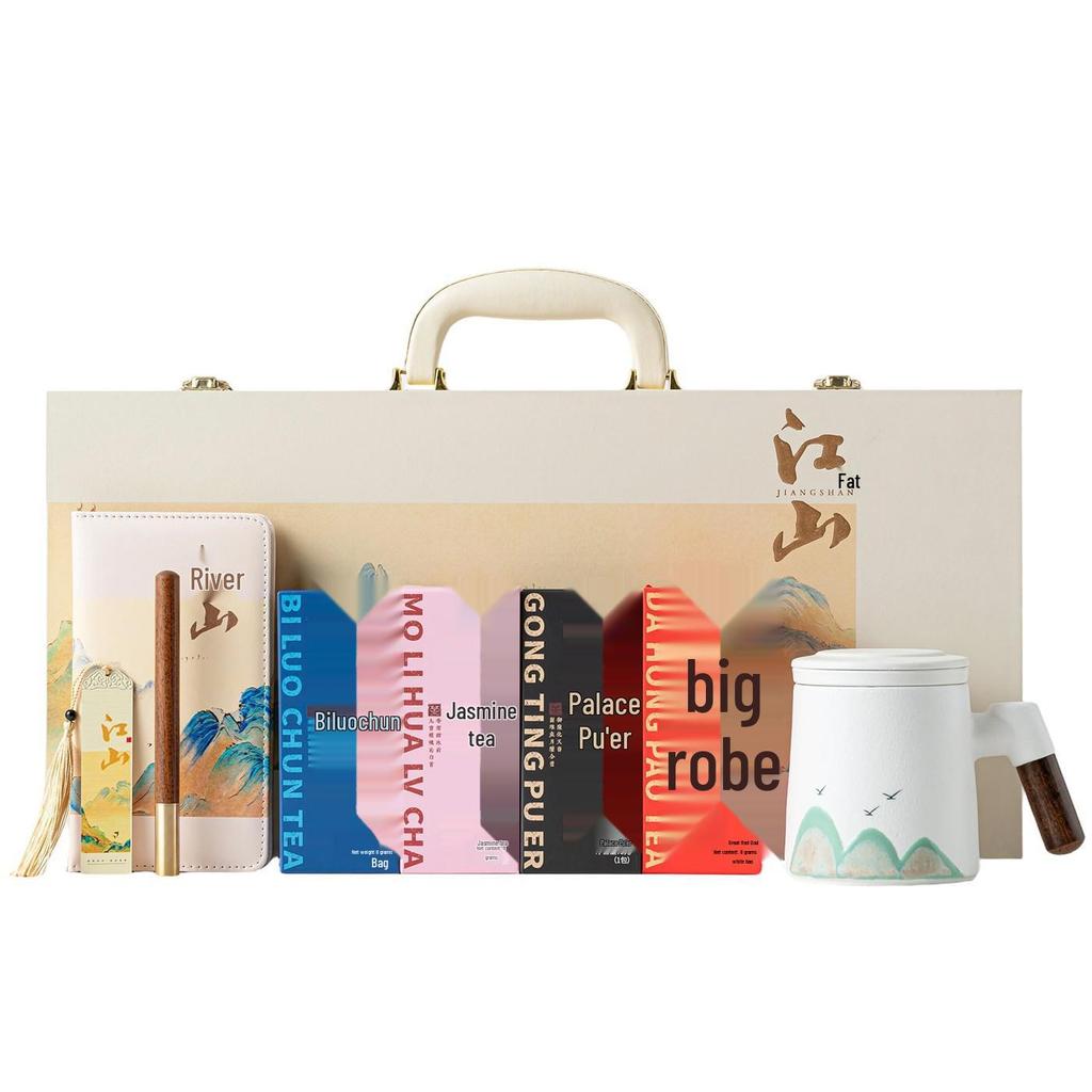 Керамический набор кружек для офиса - Сувенир для сотрудников с логотипом для ежегодных деловых встреч и корпоративных подарков