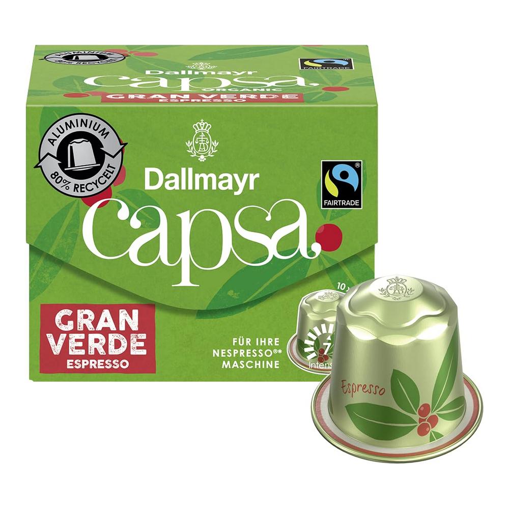 Капсулы для эспрессо Dallmayr Capsa Nespresso Gran Verde (10-Pack)