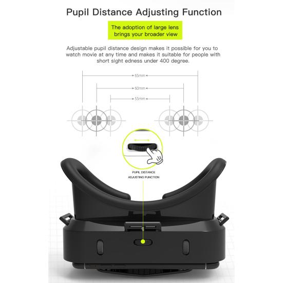 G10 VR-очки с мощным гигантским экраном, иммерсивные панорамные очки для роуминга для мобильного телефона