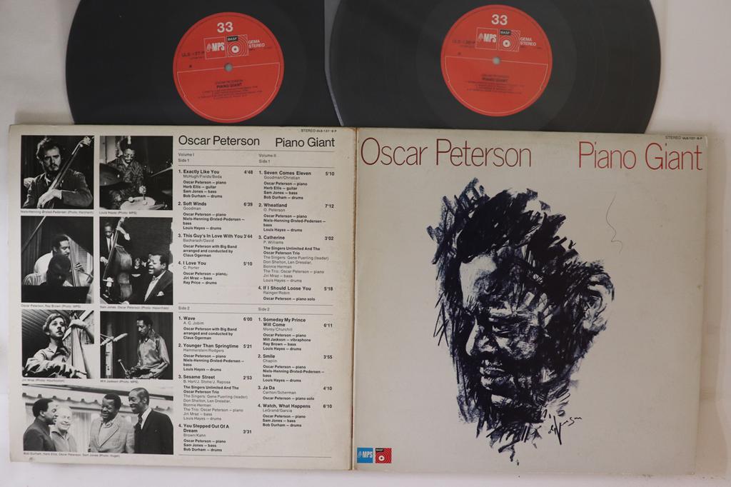 LP Record OSCAR PETERSON - Piano Giant ULS1378P MPS 1975 Japan Jazz Used