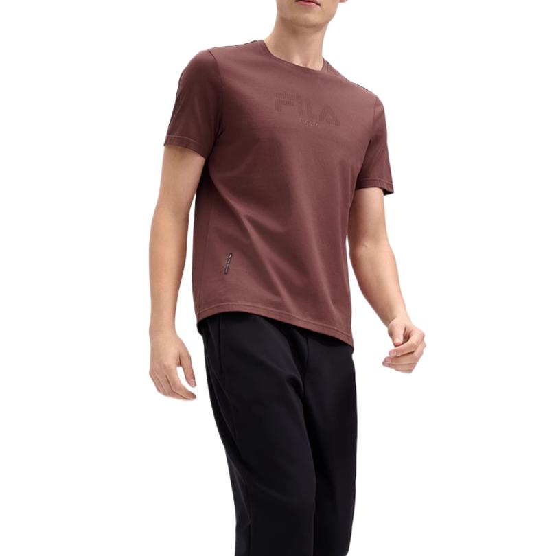 FILA T Shirt Men's Vermilion Dark Red F11M513102F-BN