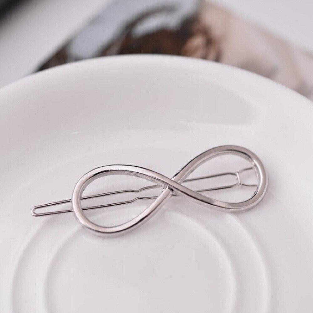 Женские аксессуары для волос, заколка для волос, булавка для волос из геометрического сплава, повязка для волос с лунным кругом, заколка, держатель для заколки