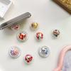 Mobile Phone Airbag Bracket Pasted Round Rocking Music Strawberry Kt Cat Women'S Cute Magnetic Desktop Support Rack Ring