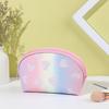 Makeup Bag Zipper Closure Waterproof Large Capacity Travel Toiletry Bag Heart Pattern Makeup Organizer Case