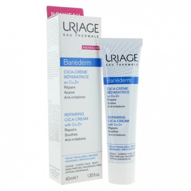 Uriage Barrierderm Cica Cream 40 мл (Цинк-крем Sewijeten)