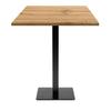 High Table 70 X 70 Cm - MilanT Model Armor Oak