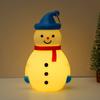 Christmas Snowman Ornament Create with LED Luminous Night Light Atmosphere Hanging Hole Xmas Tree Decoration