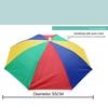 UV Protection Rain Umbrella Hat Foldable Fishing Headwear Cap Beach Umbrella Hat  Sun Shade